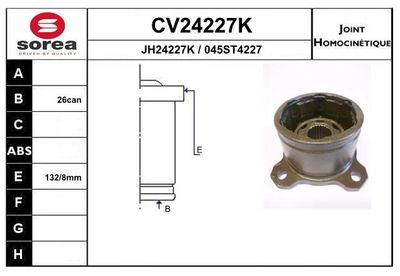 GELENKSATZ ANTRIEBSWELLE