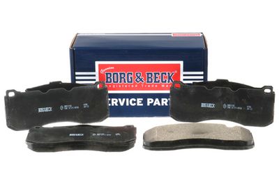 комплект спирачно феродо, дискови спирачки BORG & BECK BBP2155