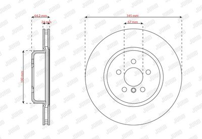 BREMSSCHEIBE JURID 563839JC1