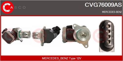 SUPAPA EGR CASCO CVG76009AS