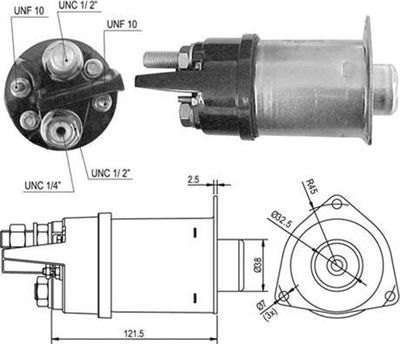 MAGNETI MARELLI Solenoidinis jungiklis, starteris