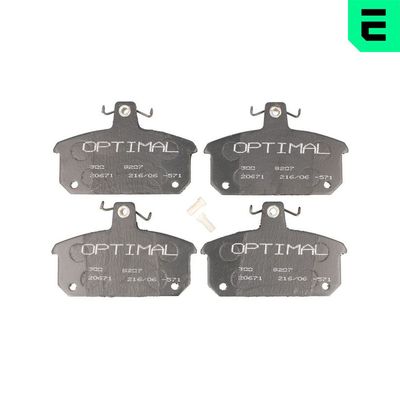 SET PLACUTE FRANA FRANA DISC OPTIMAL 9207