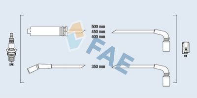 комплект запалителеи кабели FAE 83562