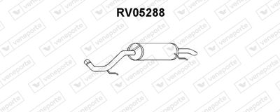 Глушитель выхлопных газов конечный VENEPORTE RV05288 для ROVER 100