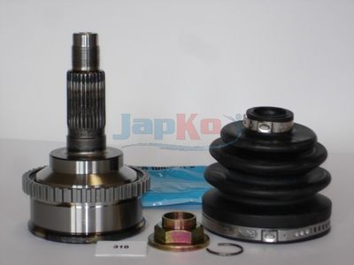 каре комплект, полуоска JAPKO 62318