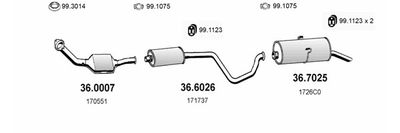 SISTEM DE ESAPAMENT ASSO ART1908