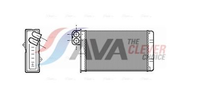 топлообменник, отопление на вътрешното пространство AVA Clever Choice PE6233