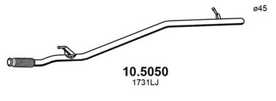 Rura wydechowa ASSO 10.5050