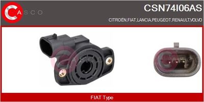 SENZOR POZITIE CLAPETA ACCELERATIE