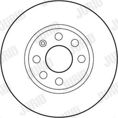 BREMSSCHEIBE JURID 562196JC 1