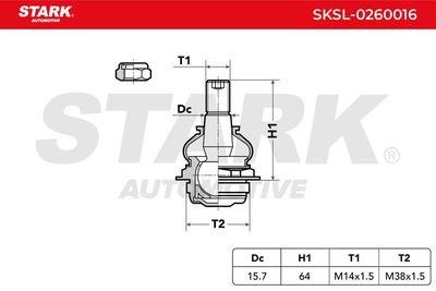 Шарнири STARK SKSL-0260016