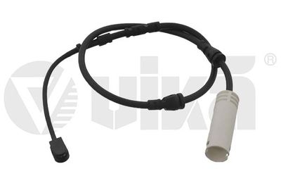 Warning contact, brake pad wear