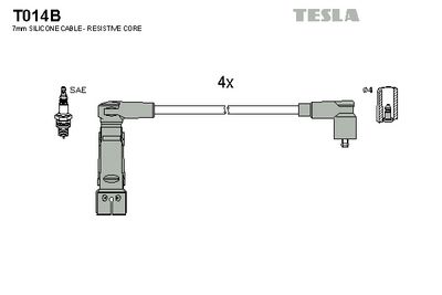 SET CABLAJ APRINDER TESLA T014B