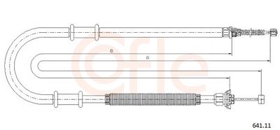 CABLU FRANA DE PARCARE