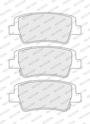 Remblokken set Achter , past: HYUNDAI ELANTRA VII, I20 III 1.6/2.0 03.20-