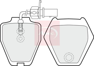 APEC Brake Pad Set, disc brake PAD1179