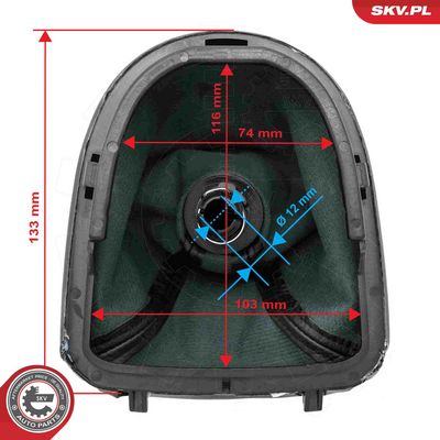ESEN SKV - Hlavica radiacej páky SEAT , 63SKV538