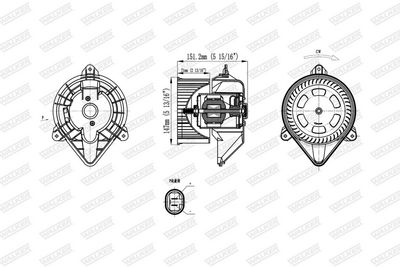 INNENRAUMGEBLäSE WALKER WBL01406 7