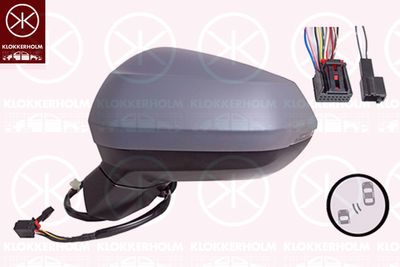 Vnější zpětné zrcátko KLOKKERHOLM 00421043