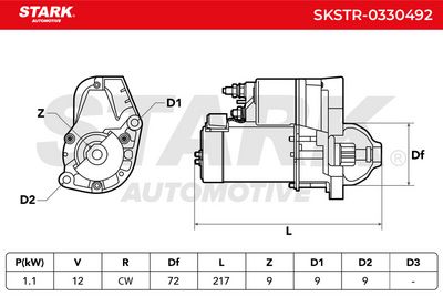 стартер STARK SKSTR-0330492