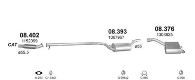 SISTEM DE ESAPAMENT POLMO POLMO00685