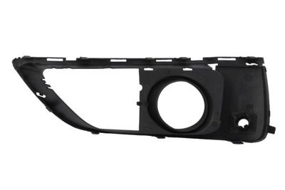 Voorbumper afdekking Voor Rechts (met mistlampgaten, met parkeersensor gaten, plastic, zwart, LUXURY) past: BMW 2 Active Tourer F45, F46, 2 Gran Tourer F46 09.14-12.18