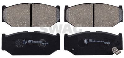 Комплект тормозных колодок, дисковый тормоз SWAG 33 10 5084 для SUZUKI SWIFT
