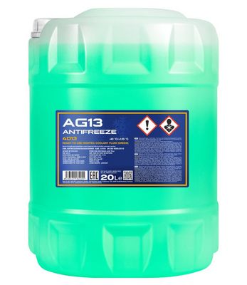 Glykol MANNOL 4013 Antifreeze AG13 (-40 °C) Hightec 20 Liter Färdigblandad MN4013-20
