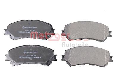 BREMSBELAGSATZ SCHEIBENBREMSE METZGER AUTOTEILE 1170908 2