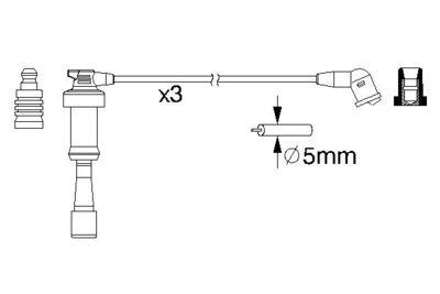 BOSCH Zündleitungssatz