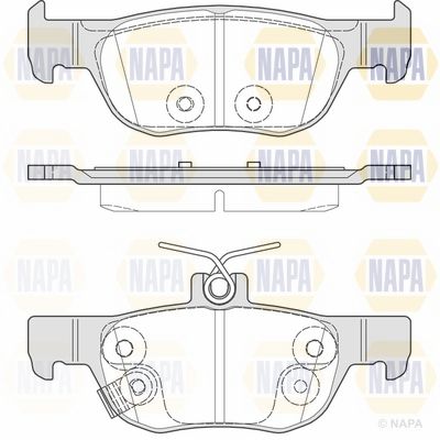 Brake Pad Set NAPA PBP7794