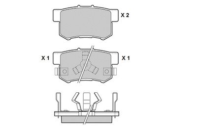 E.T.F. 12-1374 Тормозные колодки и сигнализаторы для HONDA ACCORD VIII универсал (CW) 2.2 i-DTEC (CW3) E.T.F. 12-1374 Тормозные колодки и сигнализаторы для HONDA ACCORD VIII универсал (CW) 2.2 i-DTEC (CW3)