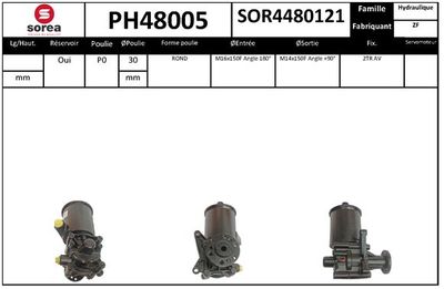 HYDRAULIKPUMPE LENKUNG SNRA PH48005