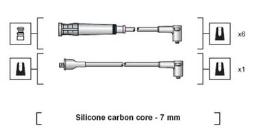 Tändkabelsats MAGNETI MARELLI 941318111044