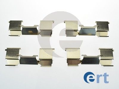Комплектующие, колодки дискового тормоза ERT 420096 для IVECO DAILY