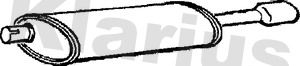 KLARIUS 220482 Глушитель выхлопных газов  для OPEL ASTRA F (T92) 1.8 i 16V (F19, M19)