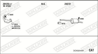 ABGASANLAGE WALKER DCK024491