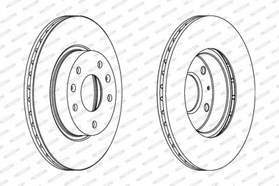 DISC FRANA FERODO DDF1151 1