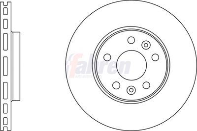 Fahren Brake Disc FBD6834