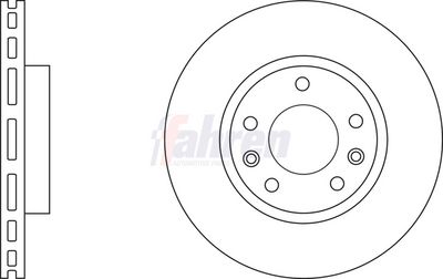 Fahren Brake Disc FBD6793