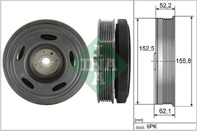 Schaeffler INA Riemenscheibe, Kurbelwelle