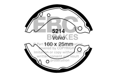Комплект тормозных колодок EBC Brakes 5214 для VOLVO 960