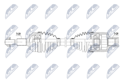 Приводной вал NTY NPW-CH-066 для JEEP COMMANDER