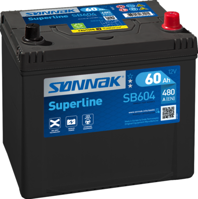 Стартерная аккумуляторная батарея SONNAK SB604 для NISSAN 100NX