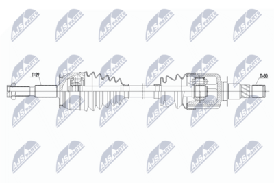 Wał napędowy NTY NPW-NS-173