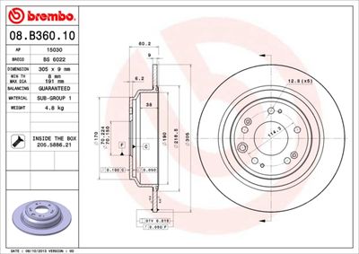 BRECO BS 6022 Гальмівні диски 