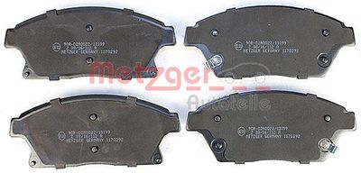 BREMSBELAGSATZ SCHEIBENBREMSE METZGER AUTOTEILE 1170292 1