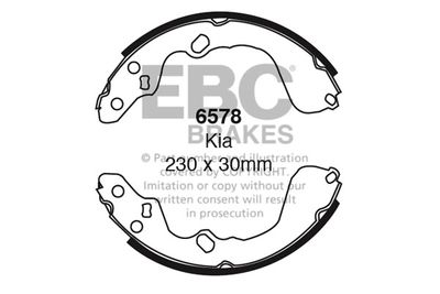 Комплект тормозных колодок EBC Brakes 6578 для KIA CLARUS