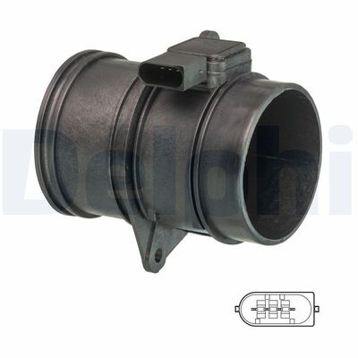 Przepływomierz masowy powietrza DELPHI AF10630-12B1