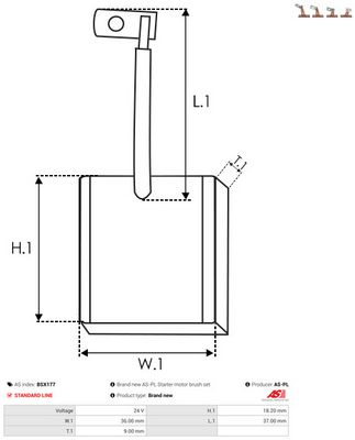 PERIE ELECTROMOTOR AS-PL BSX177 1